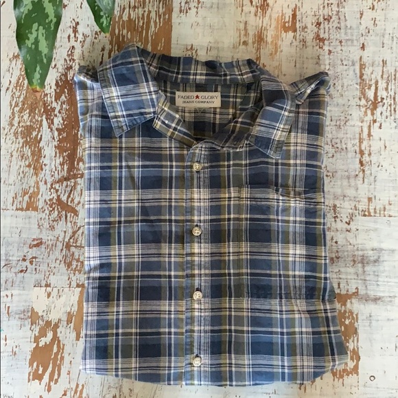 Faded Glory Other - Faded Glory Short Sleeve Button Down
